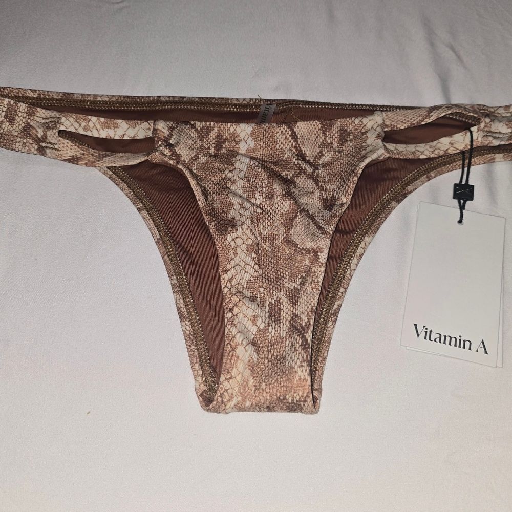 Vitamin A Sand Snake Brazilian Bikini Bottoms - Picture 9 of 16